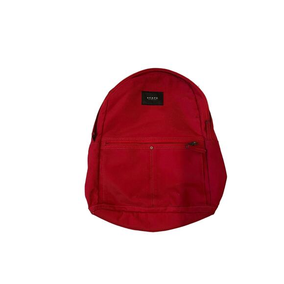 State Handbags - State Red One Section Backpack Diaper Bag